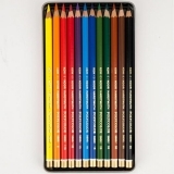 Набор художественных цветных карандашей Koh-i-Noor Polycolor, 12 шт. (3822012002PL) - Pampik - 2