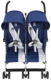 Прогулянкова коляска для двійні Maclaren Twin Triumph Blue/Silver (WM1Y120042) - Pampik - 2