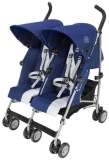 Прогулянкова коляска для двійні Maclaren Twin Triumph Blue/Silver (WM1Y120042) - Pampik
