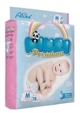 Підгузки на липучках Mimzi Premium M (5-11 кг), 78 шт. - Pampik - 3