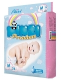 Підгузки на липучках Mimzi Premium M (5-11 кг), 78 шт. - Pampik - 2