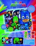 Аппликация и раскраска на бархате PJ Masks Отважные герои, укр. язык (119859) - Pampik