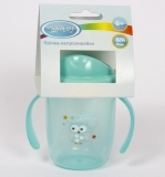 Поїльник-непроливайка Lindo, з ручками, 6+ міс., 210 мл, зелений (Li 709 зел) - Pampik - 3