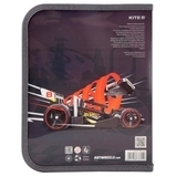 Папка об'ємна на блискавці B5 Kite Hot Wheels, чорний (HW19-203) - Pampik - 3