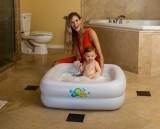 Дитячий надувний басейн-ванночка Bestway 51116, білий (21223) - Pampik - 5