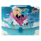 Пластиковий портфель-коробка A4 Kite My Little Pony (LP19-209) - Pampik