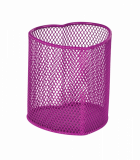 Подставка для ручек ZiBi Kids Line Сердце, металлическая, фиолетовый (ZB.3102-10) - Pampik