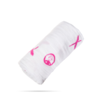 Набор пеленок Matchistick Monkey, из 100% органического хлопка Muslin, 70х70 см, розовый, 3 шт. (MM-LOCM-003) - Pampik - 5