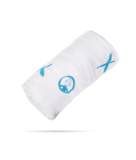 Набор пеленок Matchistick Monkey, из 100% органического хлопка Muslin, 70х70 см, голубой, 3 шт. (MM-LOCM-002) - Pampik - 4