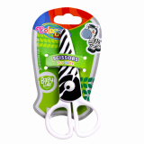 Ножиці дитячі Colorino, пластикові, 12,5 см, білий з чорним (37275PTR) - Pampik