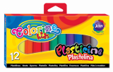 Пластилін Colorino Стандарт, 12 кольорів (13291PTR/1) - Pampik
