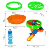 Мильні бульбашки Wanna Bubbles Бластер 2 в 1, помаранчевий, 118 мл (BB014-2) - Pampik - 4