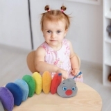 М'яка іграшка Масік Гусениця Rainbow (МС 040701-01) - Pampik - 7