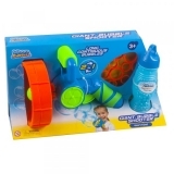 Мильні бульбашки Wanna Bubbles Бластер 2 в 1, синій, 118 мл (BB014-1) - Pampik