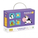 Пазл DoDo Duo Кто что ест, 24 шт. (300118) - Pampik