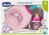 Подарунковий набір посуду Chicco Meal Set, 6+ міс., рожевий (16200.10) - Pampik