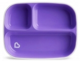 Набір тарілок Munchkin Splash Divided Plates, 2 шт., Рожевий з фіолетовим (46727.02) - Pampik - 2
