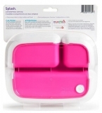 Набір тарілок Munchkin Splash Divided Plates, 2 шт., Рожевий з фіолетовим (46727.02) - Pampik - 4