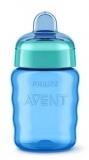 Чашка з м'яким носиком Philips Avent, 9+ міс., синій, 260 мл (SCF553/00) - Pampik