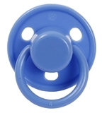 Пустушка силіконова Lindo Малютка, кругла, 0-6 міс., синій (Pk075/0-6син) - Pampik