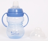 Поїльник-непроливайка Lindo, з силіконовим носиком і знімними ручками, 6+ міс., 270 мл, блакитний (LI 704 гол) - Pampik - 2