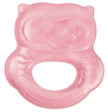 Прорізувач для зубів Lindo Сова, латексний, світло-рожевий (Li 318 роз) - Pampik