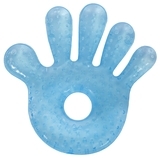 Прорізувач для зубів Lindo Рука, латексний, блакитний (Pk 086 гол) - Pampik