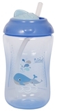 Поїльник-непроливайка Lindo, з силіконовою трубочкою, 6+ міс, 300 мл, блакитний (Li 703 син) - Pampik
