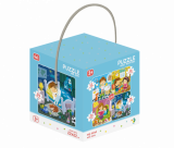 Пазл DoDo 4 в 1 Мой день (300130) - Pampik