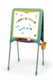 Мольберт Smoby Букви і цифри, двосторонній на металевих ніжках, блакитний (410307) - Pampik
