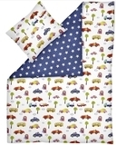 Комплект постільної білизни Cosas Машинки, бязь, 140х110 см, різнобарв'я - Pampik - 2