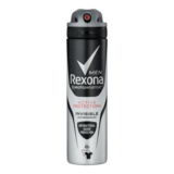 Дезодорант-антиперспірант Rexona Men Антибактеріальний і Невидимий на чорному та білому, 150 мл - Pampik