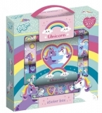 Набор для творчества Totum Единорог, Сундучок 2000 стикеров (071391) - Pampik