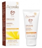 Cолнцезащитный крем для лица Acorelle SPF 50, с эффектом пудры, органический, 50 мл - Pampik