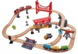 Дитяча залізниця Hape Місто з дерева (E3730) - Pampik