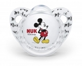 Ортодонтична силіконова пустушка Nuk Trendline Disney Mickey, 6-18 міс., білий (10735784/3) - Pampik