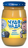 Пюре Чудо-чадо Яблуко-чорнослив, з цукром, 170 г - Pampik