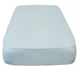 Простирадло на резинці Coo Coo Блакитні сердечка, екокотон, 120х60 см, блакитний (Соо56) - Pampik - 6