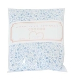 Простирадло на резинці Coo Coo Сині квіточки, екокотон, 120х60 см, синій (Соо57) - Pampik