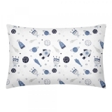 Наволочка Cosas Space, бязь, 70х50 см, белый - Pampik