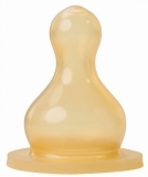 Латексна соска Baby-Nova, кругла, для чаю та води, 0+ міс., 2 шт. - Pampik