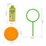 Мильні бульбашки Wanna Bubbles Гігантський розмір, 250 мл, помаранчевий (BB095-2) - Pampik - 4