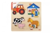 Пазл-вкладиш Goki Ферма (57902G) - Pampik - 4