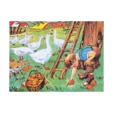 Кубики дерев'яні Goki Ферма (57878G) - Pampik - 5