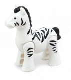 Іграшка-тріскачка Kiddieland Дикі тварини Зебра (57059) - Pampik