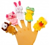 Набір пальчикових ляльок Lindo Домашні тварини (P 266) - Pampik