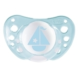 Силіконова пустушка Chicco Physio Аіг, 0-6 місяців, блакитний, 2 шт. (75030.21.00.00) - Pampik - 3