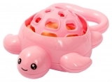 Іграшка-брязкальце Lindo Черепаха, рожевий (Б 331 ч роз) - Pampik