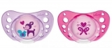 Латексна пустушка Chicco Physio Аіг, 6-16 місяців, рожевий, 2 шт. (75022.11.00.00) - Pampik