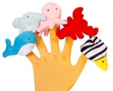 Набір пальчикових ляльок Lindo морські тварини (P 266 мор) - Pampik